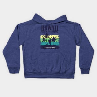 Hawaii, The Surfer's Paradise Kids Hoodie